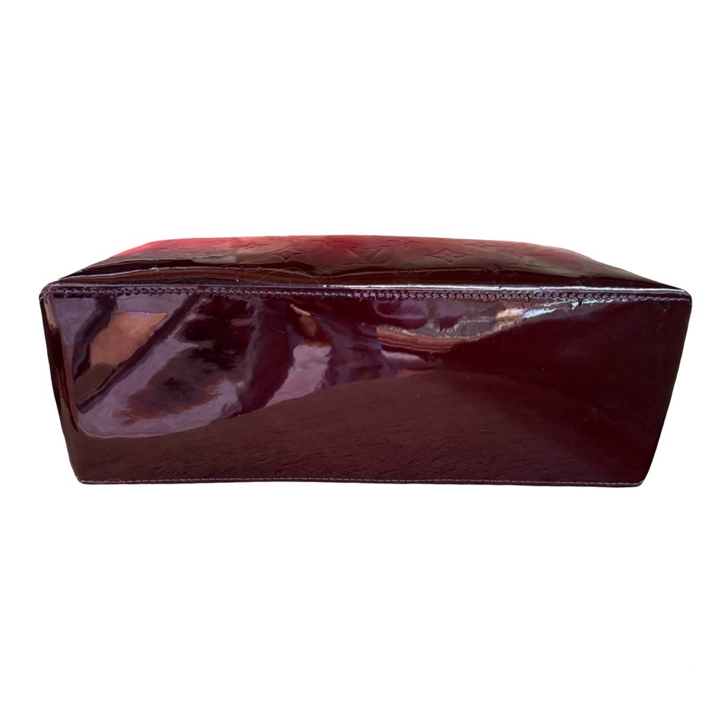 🌟 Louis Vuitton LV Vernis Monogram Ombré Degrade Wilshire PM Red w/ COA❤️ - Picture 6 of 11